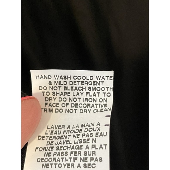 Karen Kane L13233 Black Isabel Silver Studded Stretch Jersey Dress Women's Large - Picture 9 of 12